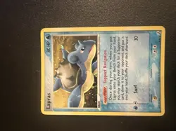 5 Holo Pokemon Cards 2003-2006, Celebi, Roselia, Lapras, Mudkip, Poochyena - Image 4