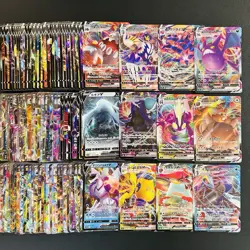 100 ex V Vmax RR RRR Holo Full Arts Lot Set Pokemon Japanese Cards W001 - Image 1