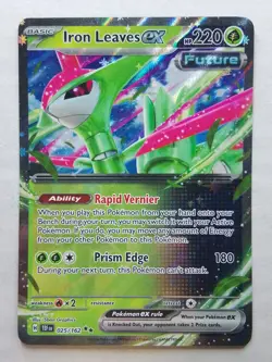 Iron Leaves EX 25 Temporal Forces Pokemon card - Image 1