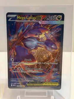 Mega Latias EX SIR 181/132 Secret Rare Pokemon Card (PACK FRESH) Mega Evolutions - Image 2