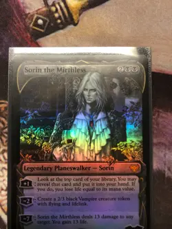Sorin the Mirthless Showcase Foil - #297 Innistrad Crimson Vow, Mint Condition - Image 1