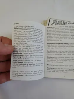 Magic The Gathering MTG Beta/Unlimited Rule Book NM Beautiful Shape - Image 4