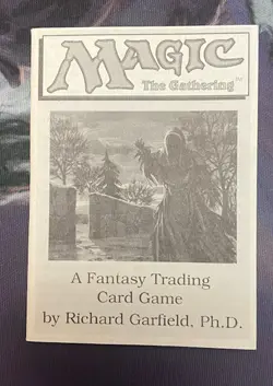 Magic the Gathering/MTG Beta Unlimited Rule Book 1993 Wizards of the Coast - Image 1