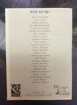 Magic the Gathering/MTG Beta Unlimited Rule Book 1993 Wizards of the Coast - Image 2