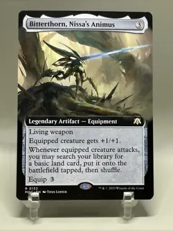 Magic The Gathering Bitterthorn, Nissa's Animus (Extended Art) MOC 132 - Image 4