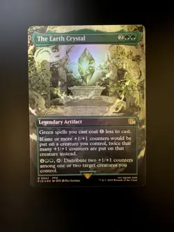 MTG Final Fantasy English The Earth Crystal Borderless 0342 Foil - Image 1