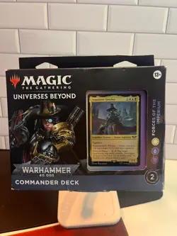Magic: The Gathering MTG Warhammer 40K - Forces of the Imperium Deck - OPENED - Image 1