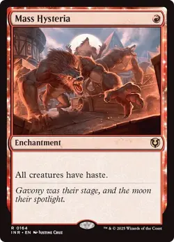 MASS HYSTERIA x1 mtg NM-M Innistrad Remastered 1 Rare - Image 1