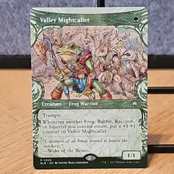 MTG Valley Mightcaller Bloomburrow Set Showcase Rare #326 NM Fresh Pull No Play - Image 1