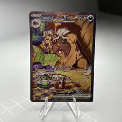 Pokemon TCG Arven's Mabosstiff EX #235/182 Sv10: Destined Rivals SIR NM - Image 1