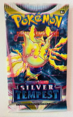 MISPRINT ERROR Pokemon Silver Tempest Booster Pack Factory Sealed TCG - Image 1