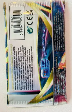 MISPRINT ERROR Pokemon Silver Tempest Booster Pack Factory Sealed TCG - Image 2