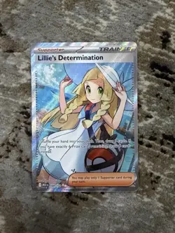 Pokemon Lillie's Determination Full Art Rare 169/132 Mega Evolution - Image 1