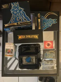 Pokemon Mega Evolution ETB Opened Accessories, Bulk, & Box (NO PACKS OR PROMO) - Image 3