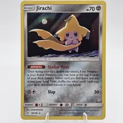 Pokemon JIRACHI 99/181 (Holo Rare) SM Team Up - NM/Near Mint - Image 1