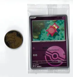 [Slowpoke] 079/151 C Sealed Coin Set Poke Ball Holo Simplified Chinese Pokemon - Image 1