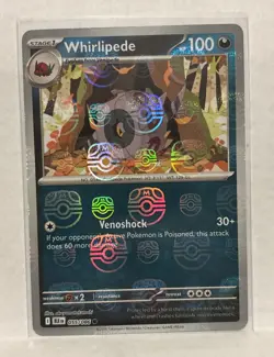 Pokemon TCG Whirlipede (Master Ball Pattern) 055/086 SV: Black Bolt NM - Image 1