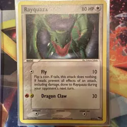 Pokemon Rayquaza 3/17 POP Series 1 Non-Holo LP-NM See Pictures - Image 1