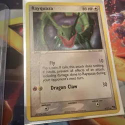 Pokemon Rayquaza 3/17 POP Series 1 Non-Holo LP-NM See Pictures - Image 4