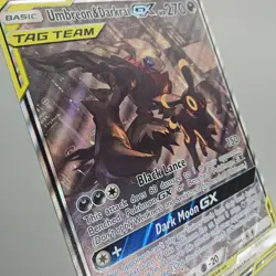 JUMBO Umbreon & Darkrai GX Tag Team Black Star Promo SM241 Pokemon Oversized NM - Image 4