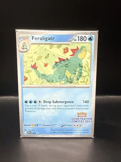 Pokemon Illustration Contest 2024 Feraligatr 213 Black Star Promo SEALED - Image 1