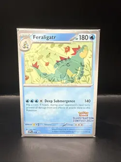 Pokemon Illustration Contest 2024 Feraligatr 213 Black Star Promo SEALED - Image 2