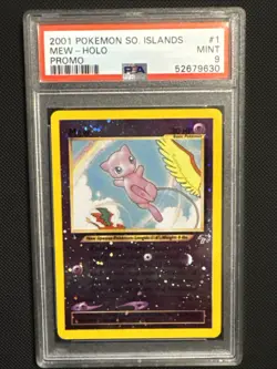 Pokemon Southern Islands #1 Mew Reverse Holo Promo PSA 9 Mint - Image 1
