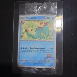 Pokemon Illustration Contest 2024 Feraligatr 213 Black Star Promo SEALED - Image 1