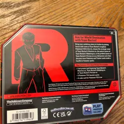 POKEMON TCG TEAM ROCKET NIDOKING DISTINED RIVALS TIN BOX BRAND NEW - Image 2