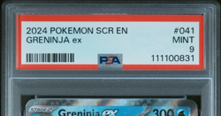 2024 Pokemon SCR EN Greninja EX 041/142 MINT PSA 9 - Image 2