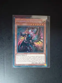 Yu-Gi-Oh! Fiendsmith Engraver Secret Rare 1st Edition INFO-EN017 - Image 1