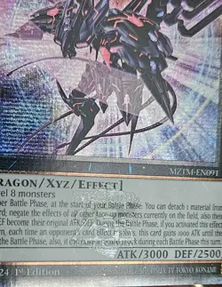 Yu-Gi-Oh! Number 107: Galaxy-Eyes Tachyon Dragon MZTM-EN091 Quarter Century SR - Image 2