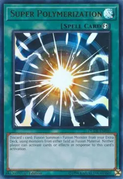 Yugioh! LP Super Polymerization - DUDE-EN040 - Ultra Rare - 1st Edition Lightly - Image 1