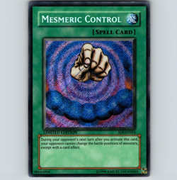 Yugioh Mesmeric Control SOI-ENSE4 Limited Edition Secret Rare Holo - LP-NM - Image 1