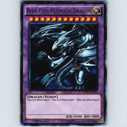 Yugioh Blue-Eyes Ultimate Dragon LDK2-ENK40 1st Edition Ultra Rare Holo - NM - Image 1