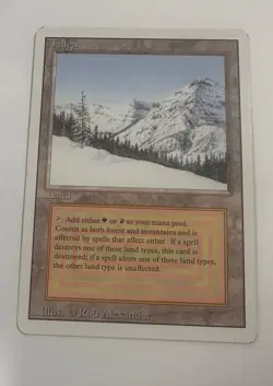 MTG Card - Taiga - Rare - Image 1