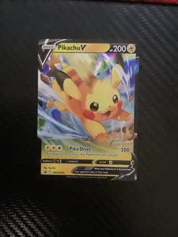 Pikachu V SWSH285 - Black Star Promo - Ultra Rare Holo Pokemon Card NM - Image 1