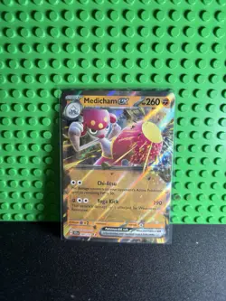 Medicham ex Pokemon card, Double Rare version (080/142) Stellar Crown set - Image 1