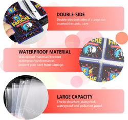 Trading Card Binder for TCG Cards, 9-Pocket Portable Card Collector Ablum Holder - Image 4
