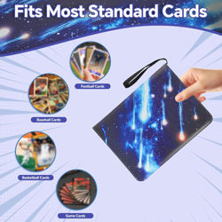 4-Pocket Card Binder - 440-Pocket Trading Card Binder with 55 Removable Double-S - Image 5