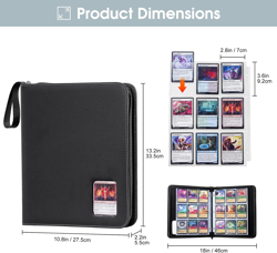 900 Pockets Card Binder with Clear Window for Trading Cards, 9 Double Sided Pock - Image 3
