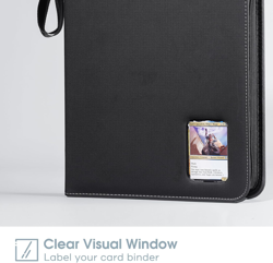 900 Pockets Card Binder with Clear Window for Trading Cards, 9 Double Sided Pock - Image 4