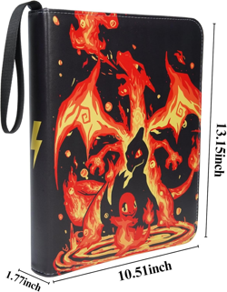 Trading Card Binder 9 Pocket,Card Holder Binder Fits 900 Cards with 50 Removable - Image 2