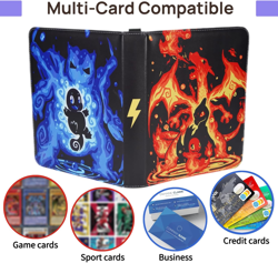 Trading Card Binder 9 Pocket,Card Holder Binder Fits 900 Cards with 50 Removable - Image 4