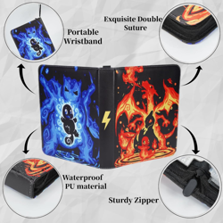 Trading Card Binder 9 Pocket,Card Holder Binder Fits 900 Cards with 50 Removable - Image 5