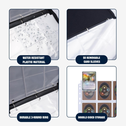 Card Binder 9-Pocket for MTG Magic the Gathering Binder, Trading Card Album Fits - Image 4