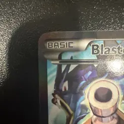 Pokemon TCG Card - Blastoise EX XY122 Black Star Promo Full Art XY Holo Rare - Image 3
