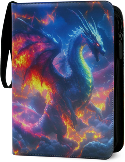 Trading Card Binder 400 Pockets for Pokemon Cards,4 Pockets Card Binder Albums C - Image 1