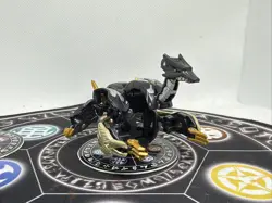 Bakugan BakuTech Aquos Gif Jinryu & Card Gold Black MG Japan Import Rare - Image 1