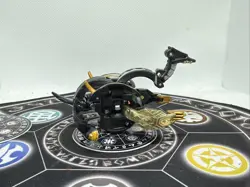 Bakugan BakuTech Aquos Gif Jinryu & Card Gold Black MG Japan Import Rare - Image 2